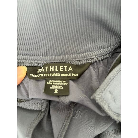 ATHLETA | Women’s  Brooklyn Textured Ankle Pants |Size 2 - Picture 2 of 6